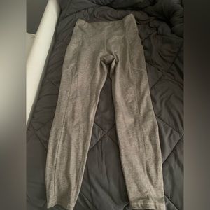 Light brown patterned exercise pants